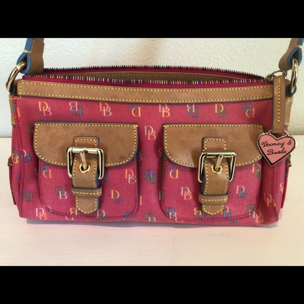 Dooney & Bourke Raspberry Multi Handbag 💗💖 - Picture 2 of 11